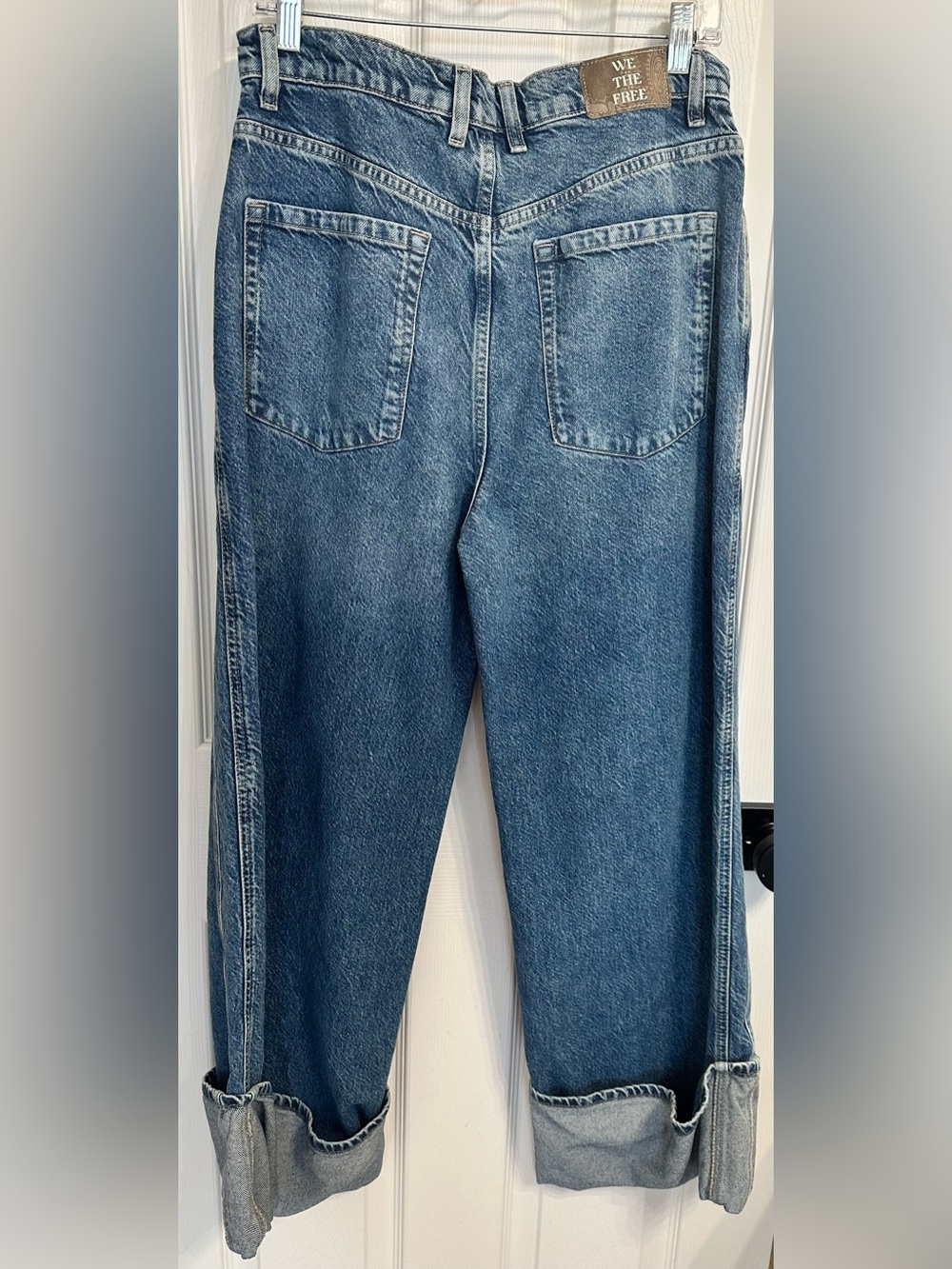 Free People We The Free Final Countdown Cuffed Mid-Rise Jeans Size 28 $128 - Picture 6 of 7